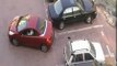 A camera shows two men secretly what this woman did while parking. The footage has been seen everywhere!