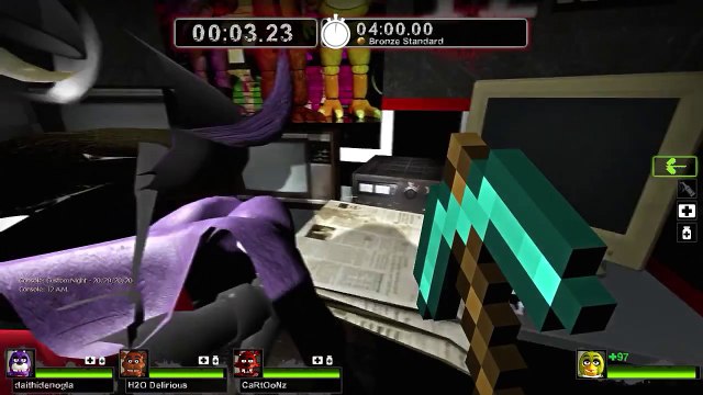 Five Nights At Freddys Vs. Minecraft! (Left 4 Dead 2 Funny Moments and Mods)