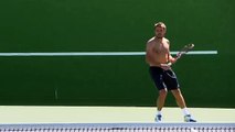 Stanislas Wawrinka Forehand and Backhand - Indian Wells 2013 - BNP Paribas Open