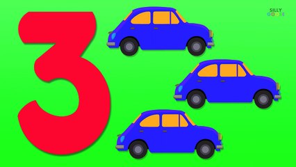Counting Cars | Learn numbers from 1 to 5