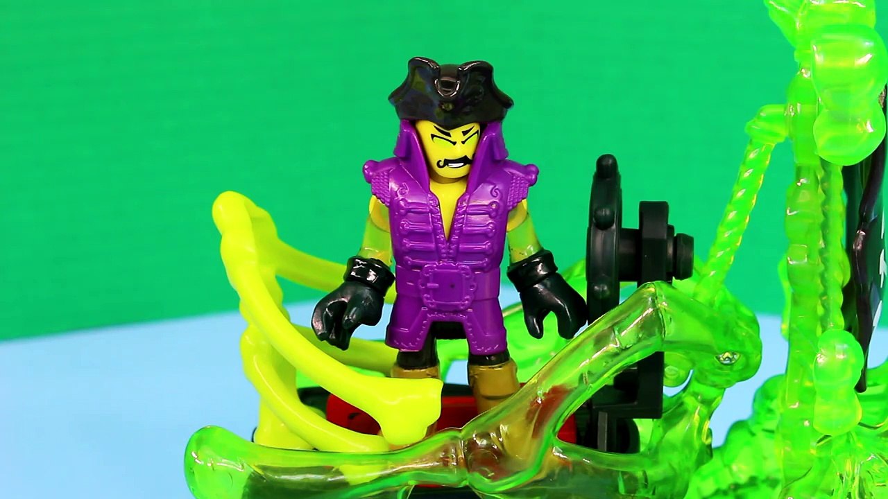 Disney Pixar Cars Lightning McQueen Takes Sally on Boat Ride Imaginext Batman Saves From Pirates