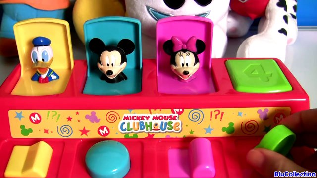 Learn Colors with Disney Baby Mickey Mouse Clubhouse Pop Up Pals Slime Baff Surprise Toys