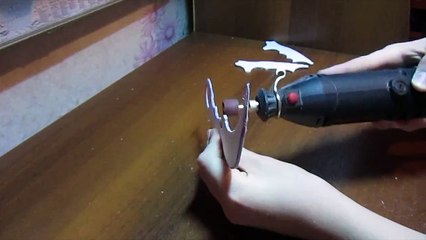 Как сделать керамбит из бумаги Градиент.