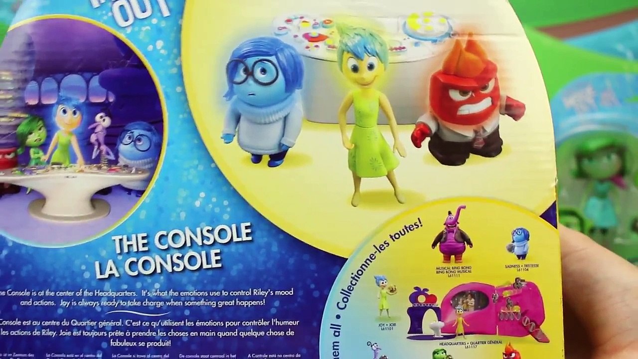 Inside Out Full Set Console Light Up Toys. Joy, Disgust, Fear, Sadness & Anger. DisneyToysFan.