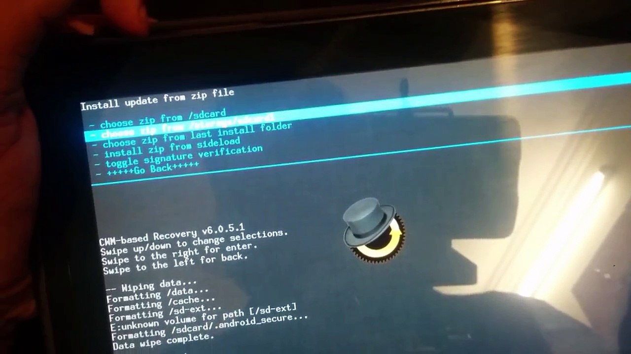 Flashing CM 12.1 Unofficial (Android 5.1) on Samsung Galaxy Tab 2 GT-P3100