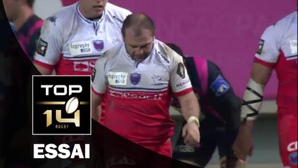 TOP 14 – Paris – Grenoble : 18-33 – J16 –  Essai 2 Arnaud HEGUY (GRE) – saison 2015-2016