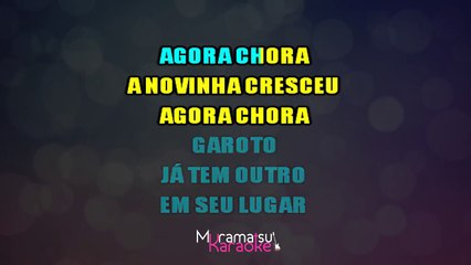 Mc Melody - Agora Chora (Karaoke Version)