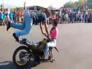 Amazing Risky Bike Stunt