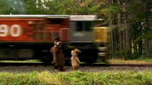 Run Boo Boo, Run! Yogi Bear and Boo Boo get on a train au