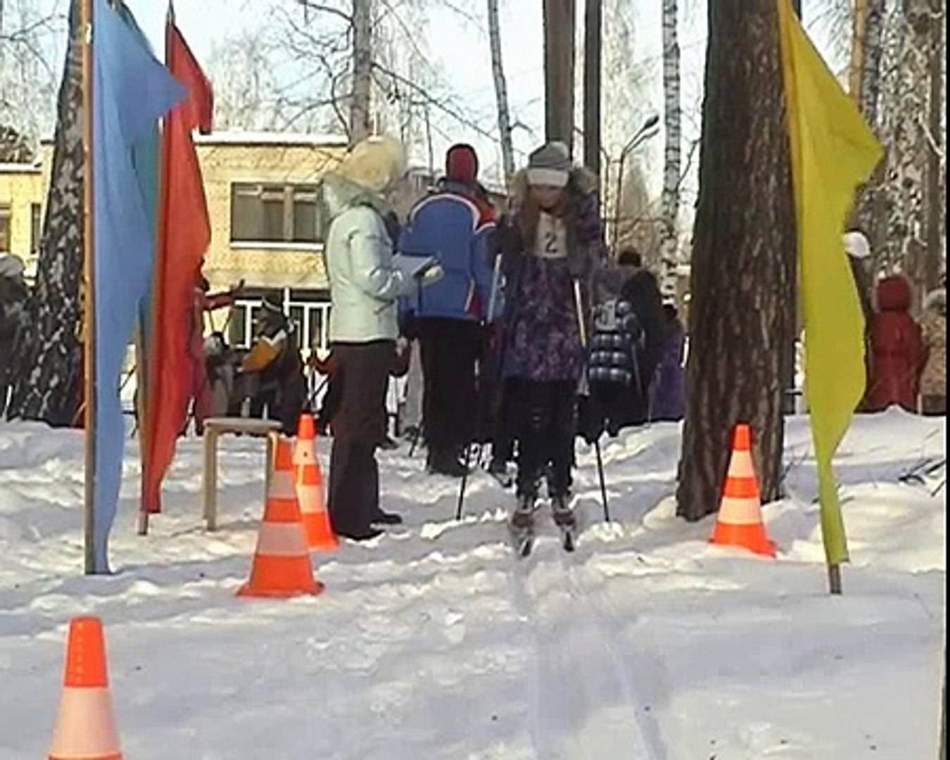 ⁣2010 02 12 Лыжные гонки среди школьников