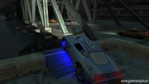 Night Race Road Under A Bridge v2 Dinoco McQueen Disney pixar cars by onegamesplus