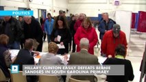 Hillary Clinton easily defeats Bernie Sanders in South Carolina primary