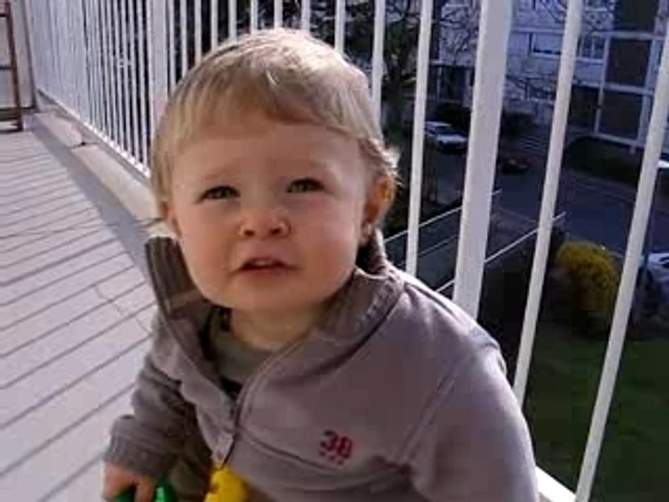 Sur le balcon