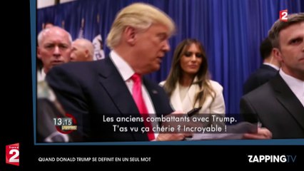 Donald Trump se définit en un seul mot, sa réponse est étonnante ! (Vidéo)