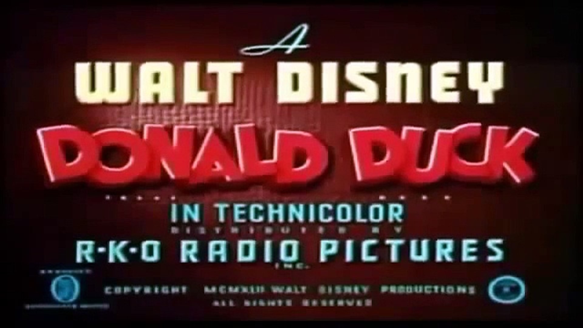 Donald E Tico E Teco - Quebrando O Galho (Out On A Limb) (1950) HQ on Vimeo