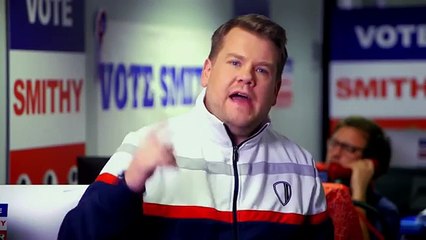Sport Relief: Smithy launches bid for Fifa presidency with Steven Gerrard