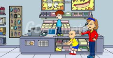 caillou gets grounded for misbehaving at EB games