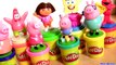 Play Doh Peppa Pig Stamper Nickelodeon SpongeBob Patrick Elmo Dora the Explorer Playdough Stamp