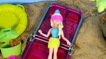 Disney FROZEN Elsa and Annas Beach Trip Part 2 PLAY DOH Pranks with Frozen Movie Hans Bar