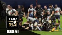 TOP 14 – Agen – La Rochelle : 31-27 –  Essai Arsène N'NOMO (AGE) – J16 – saison 2015-2016