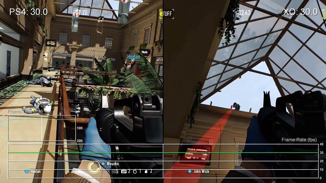 Payday 2- PS4 vs Xbox One Gameplay Frame-Rate Test
