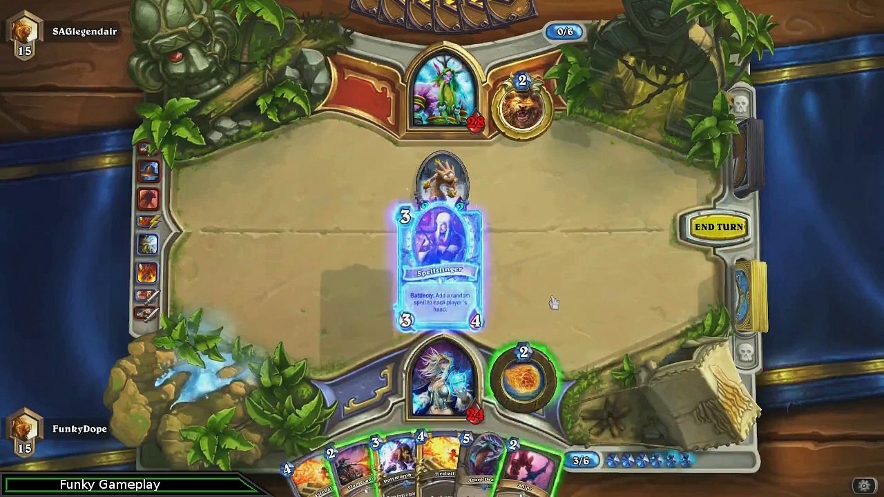 Hearthstone Funky Ladder Gameplay - Tempo Mage #025 - YouTube [720p]