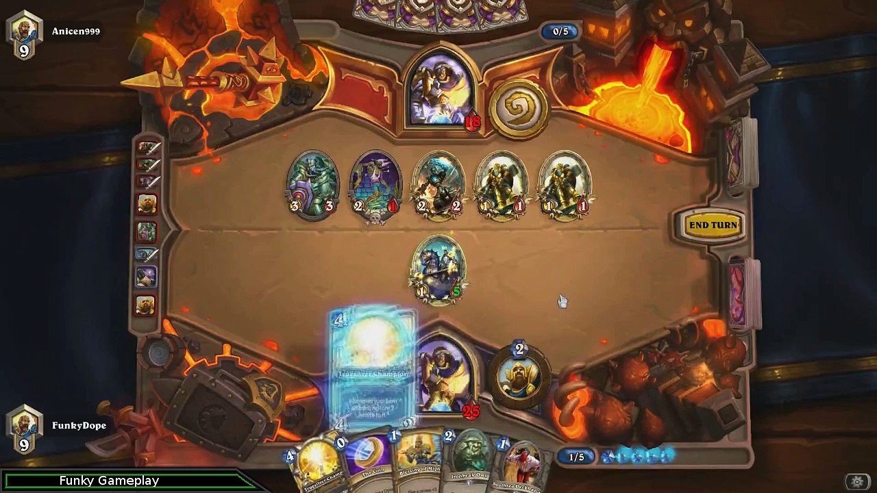 Hearthstone Funky Ladder Gameplay - Aggro Pala #007 - YouTube [720p]