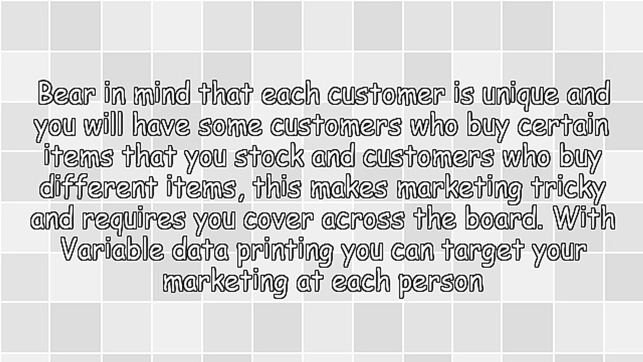 Reasons to Use Variable Data Printing