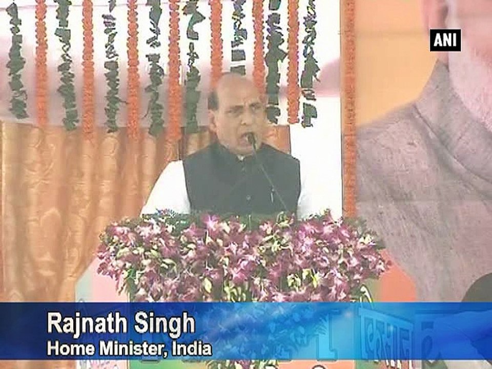 Govt. will give befitting reply to people attacking nation's dignity: Rajnath Singh