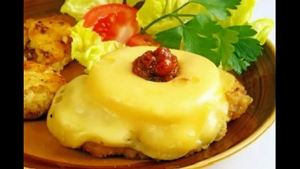 Мясо по французски с ананасами