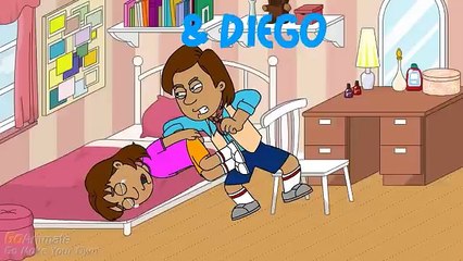 Dora Kisses Diego and Gets Grounded