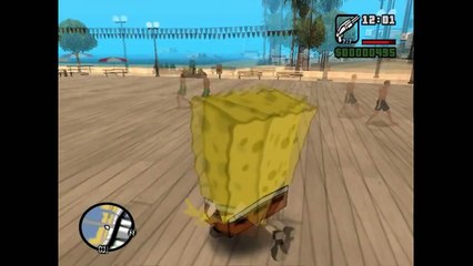 Sponge Bob MOD for GTA San Andreas