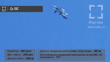 Су-35С на выставке МАКС