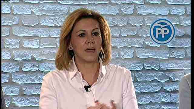 Cospedal avisa de que pacto PSOE-Ciudadanos lleva encubierto un referéndum en Cataluña