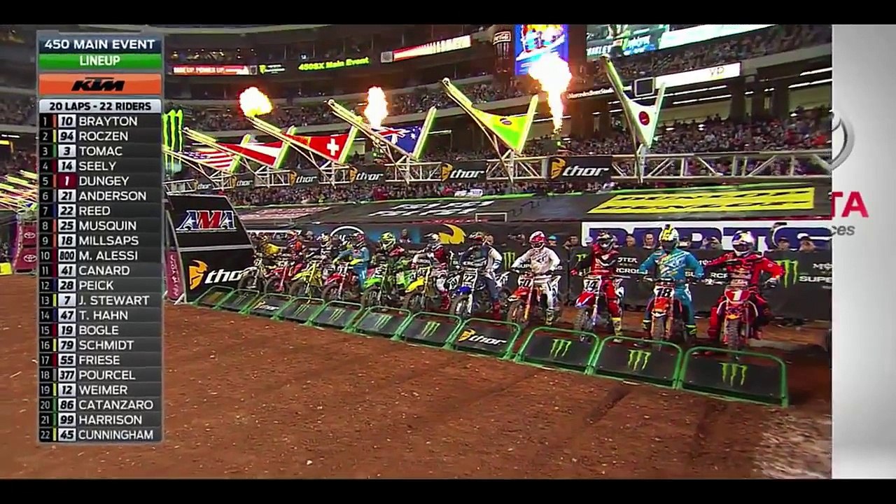 Monster Energy Supercross 2016 - Rd8 Atlanta - 450 Main Event