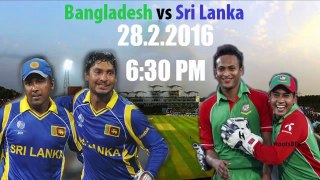 Asia cup 2016 Bangladesh vs sri lanka live streaming  T20 -28-February-2016