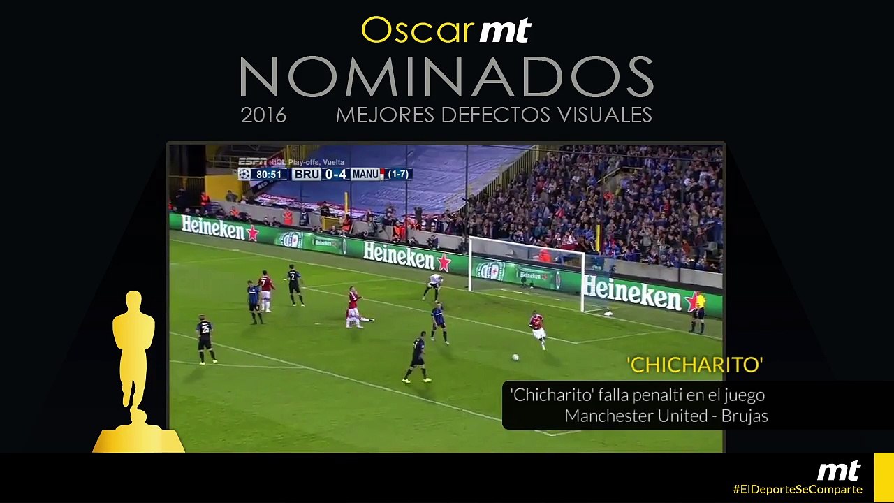 Los nominados al Oscar por mejores Defectos Visuales son...