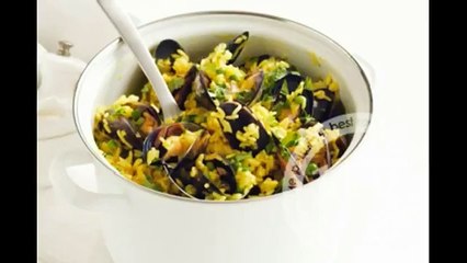 Плов из мидий