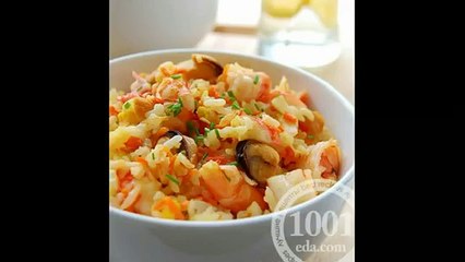 Плов из морепродуктов