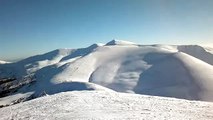 горы Карпаты горные лыжи сноуборд февраль ветер солнце туризм экстрим спорт 12-2802