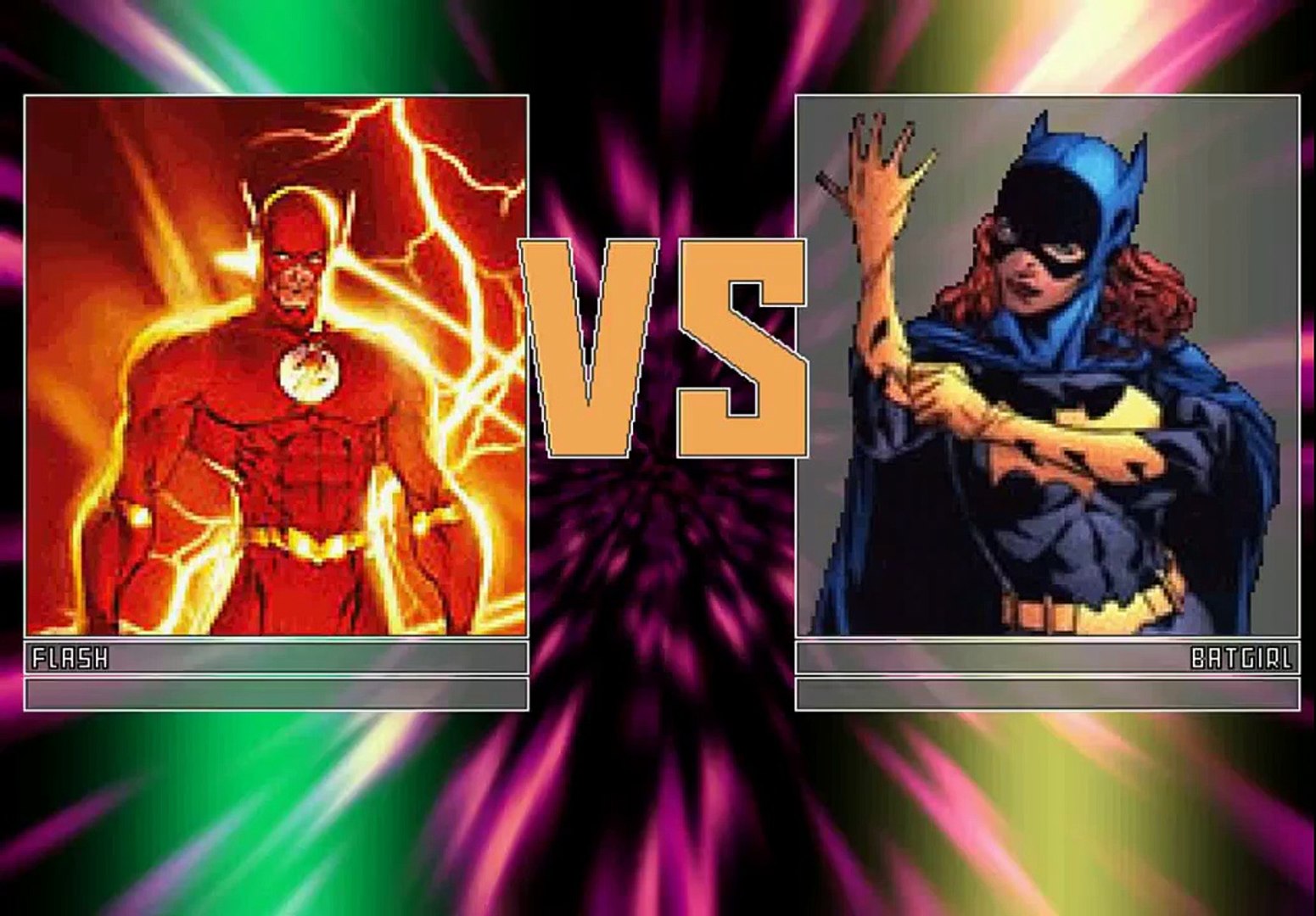⁣Cold Town Fight Club Tournament Flash vs Batgirl