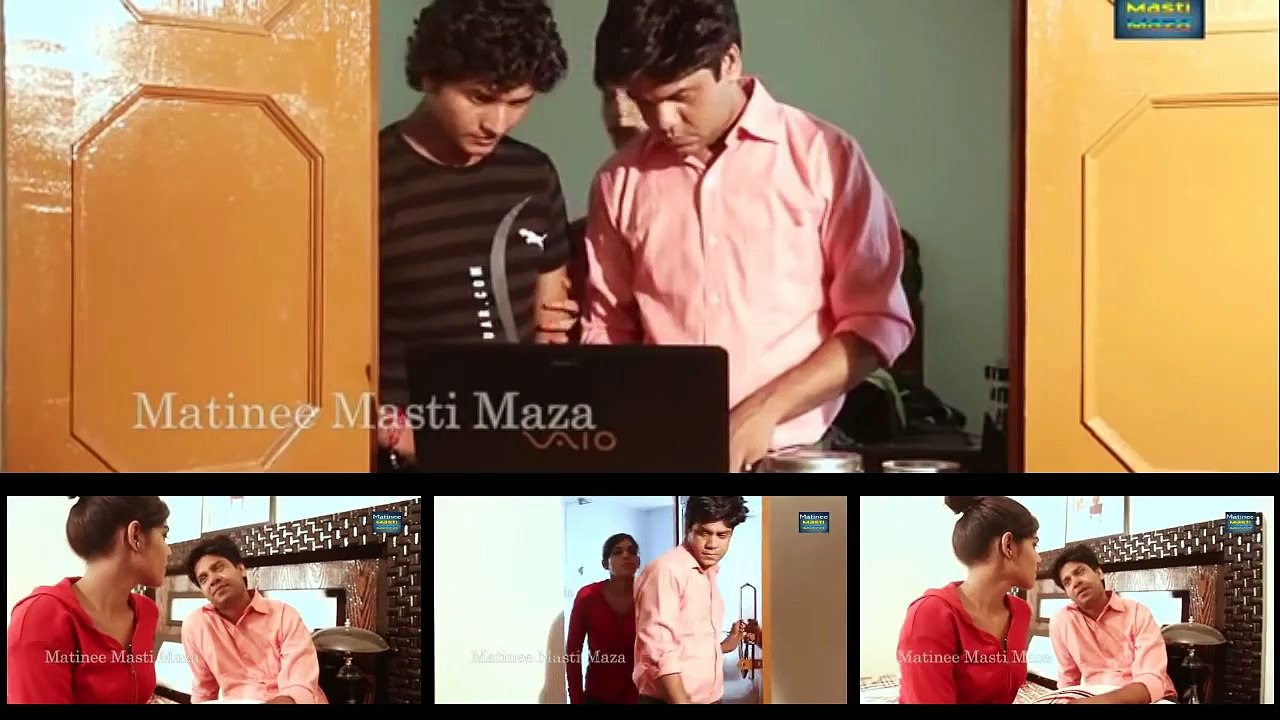 TWO BOYS CHEATING @ BEDROOM SMALL GIRL BUT SHE IS ENJOYING