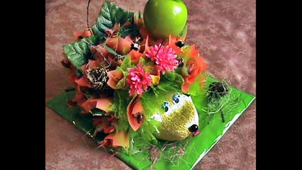 Ёжик из конфет