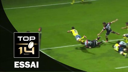 TOP 14 – Clermont – Oyonnax : 44-16 – J16 –  Essai Wesley FOFANA (CLE) – saison 2015-2016