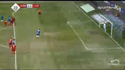 Nikolaos Karelis Goal - Genk 1-1 Club Brugge 28.02.2016