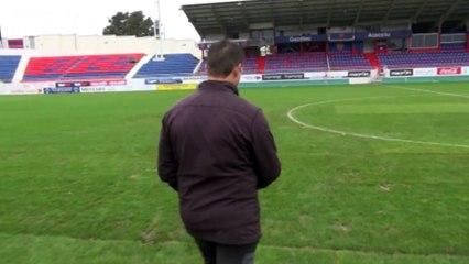 Gazélec-OM - Le jardinier du Gazélec nous explique le report du match