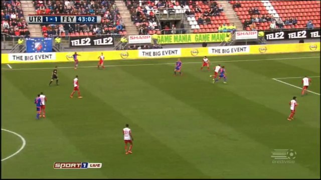 1-2 Dirk Kuyt Goal HD - Utrecht 1-2 Feyenoord 28.02.2016 HD