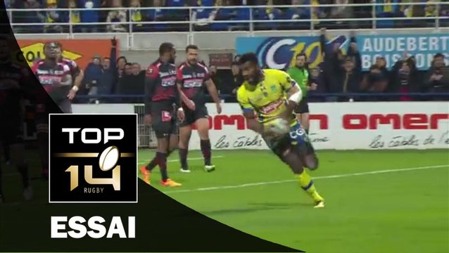 TOP 14 – Clermont – Oyonnax : 44-16 – J16 – Essai Noa NAKAITACI (CLE) – saison 2015-2016