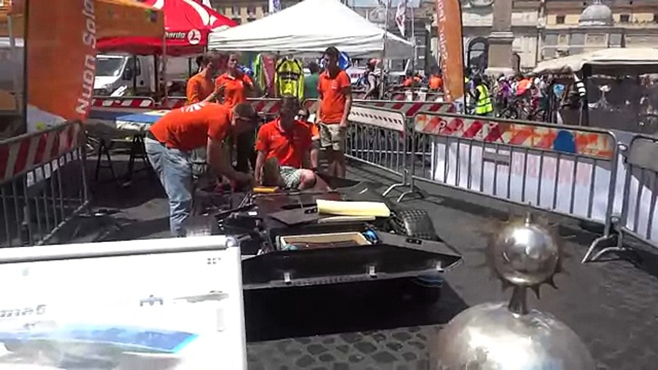 Nuna 6 Solar-Powered Racing Car at BiciRoma 2014