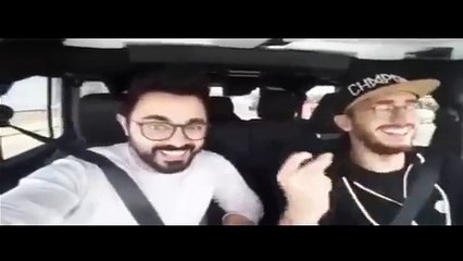سعد المجرد واحمد شوقي محيحين على أغنية " تسونامي"